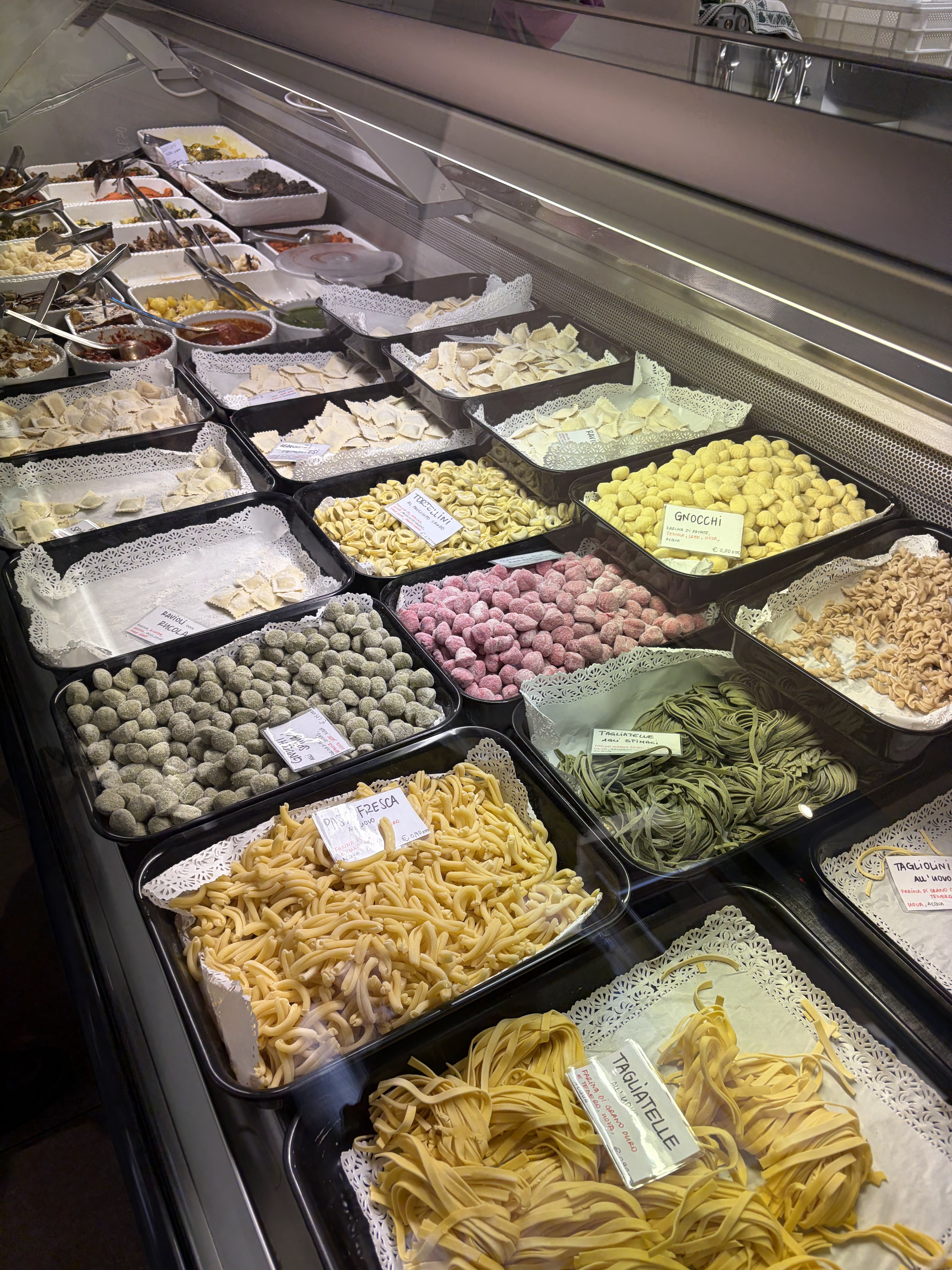 Selezione pasta fresca